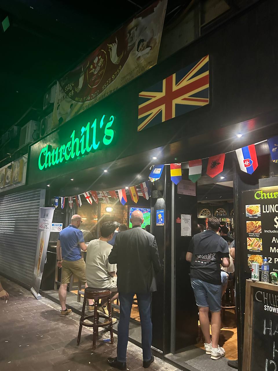 Best place to watch football in Wan Chai - Churchills Pub - The Street ...