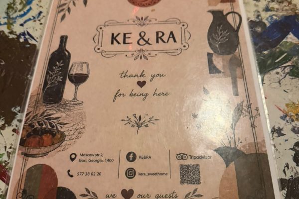 KE and RA menu